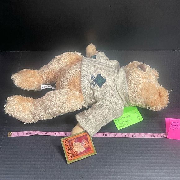 BNWT Old Friend Teddy Bear! It takes a long time to grow and old friend! - Picture 14 of 14